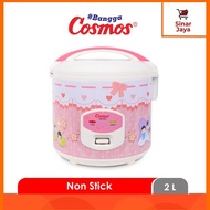 COSMOS Rice Cooker 2 Liter Anti Lengket CRJ 3232 / Magic Com - Garansi 1 Tahun