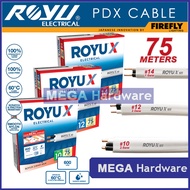 ROYU ROYUX PDX Wire / Duplex Solid Wire / Dual Flat Wire # 10 # 12 # 14 75meter wire #10/2C (2.6mm) #12/2C (2.0mm) #14/2C (1.6mm)