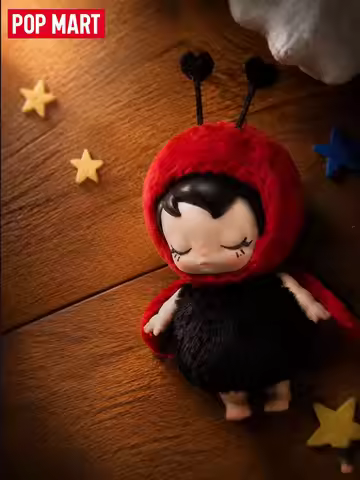 POP MART Baby Molly Buggy Roam Series Vinyl Plush Pendant Genuine Blind Box Toys Mystery Box Guess B