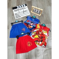 Superman three-hole set, large size for boys size 13-30kg (Sj Add ZaI0, original price)