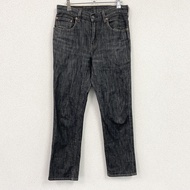 Levi's 505 黑色牛仔褲，拉鍊門襟，靛藍色，黑色，29 碼，古著
