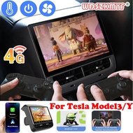 New Style Rear Display 8.66 Inches 4G WIFI Android 13 for Tesla Model Y 3 Entertainment Screen 4G+64