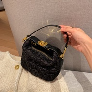 Lyn กระเป๋าใส่กล่องอาหารสำหรับคนประเทศไทยกระเป๋าผู้หญิงแบรนด์ยอดนิยมแบบใหม่กระเป๋าสะพายไหล่สะพายข้าง