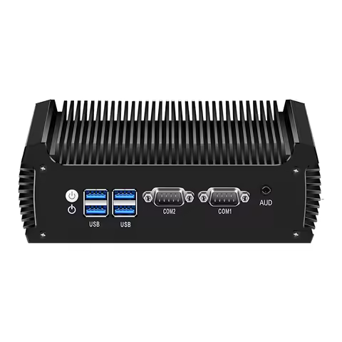Industrial Mini PC Intel Core i5-8250U i3-8130U 2x COM RS485 RS232 2x Gigabit Ethernet Support WiFi 