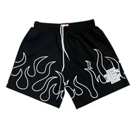[BUY 2 FOR 1] European and American men's shorts EE-Q23 FIRE, 4-way stretch cotton, hiphop