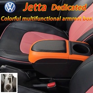 Volkswagen Jetta armrest box without punching, car armrest VW Jetta dedicated central armrest box storage box storage bo