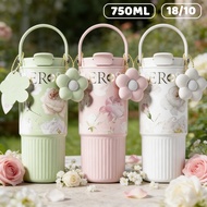 Flower Series Stainless Steel Tumbler 710ml Sus 316 - Heat and Cold Resistant