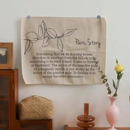 Nordic Style French Letters Background Cloth Hanging Cloth Photo Background Cloth Wall Hanging Cloth