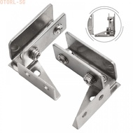 Adequate Support with Adjustable Screws Set of Two Stainless Steel Hinges