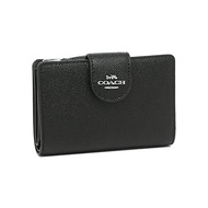 [Coach] Outlet Bi-Fold Wallet Black Women Coach 6390 SVDTV [Parallel Imports]