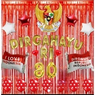 Garuda Balloon Foil Birthday Decoration Package/Aimple Decoration for August 17th