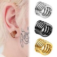 1pc 00g Stacker Rings Ear Lobe Cuff Ear Gauges Plugs Ears Tunnels Stretcher Earrings Clip On Cartila