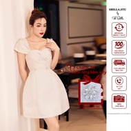 Luxury blue and white high-end designer dress [Real photo] The Shilla-N49C40.69D9PK