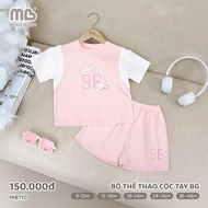 SPORTS SET FOR BOYS AND GIRLS short sleeve MINH BABY MB110