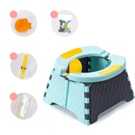 Car Potty Compact Foldable Sturdy Car Potty Training Toilet Chair for Travel
