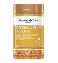 Healthy Care Royal Jelly 1000mg 365 เม็ด นมผึ้งนำเข้าจากออสเตรเลีย Exp.05/2027
