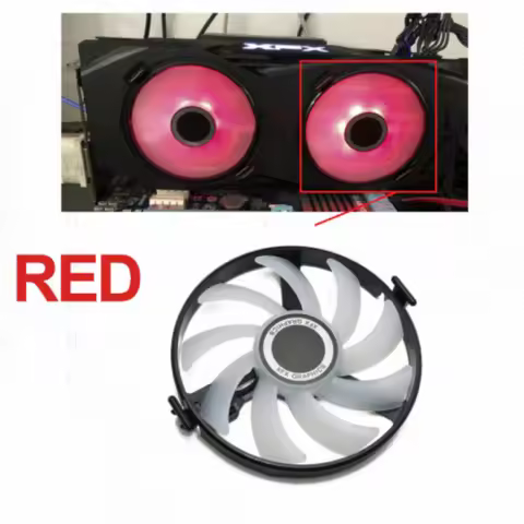 ZZZZ Cooling Fan Replace For XFX AMD Radeon RX 470 480 570 4G 580 8G RX460 460 GPU