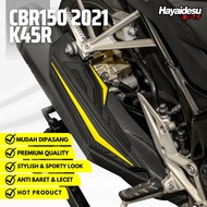 Hayaidesu New CBR 150R K45R 2021 Body Protector Muffler Exhaust Cover