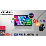 ASUS VIVOBOOK 15 OLED (M513U-AL1217TS) R5-5500U/ 20GB RAM/ 512GB SSD/ 15.6 FHD OLED/ MS OFFICE/ BACKPACK/ 2Yrs WRTY