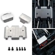 Stainless Steel Chassis Armor Axle Protector Skid Plate For RGT EX86190 EX 86190 LC76 1/10 RC Crawle