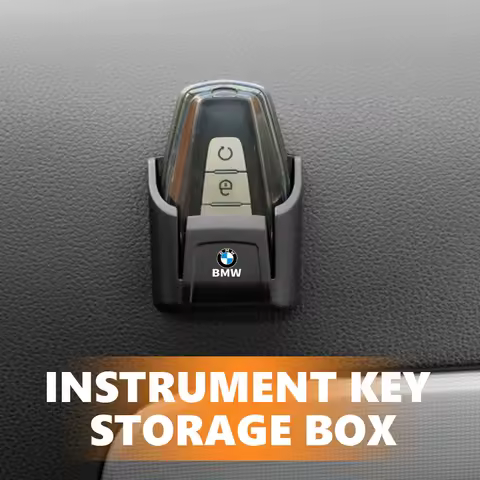 Car Dashboard Key Storage Box Card Key Rack Adhesive Organizer Box For BMW M3 M5 X3 E93 F10 F20 F30 