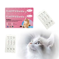 การตรวจจับแบบ3-In-1สำหรับแมวชุดทดสอบเร็ว-Fcov/fpv /Giardia Antigen Combo สำหรับแมว-ง่ายเชื่อถือได้ &
