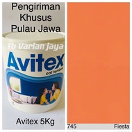 Cat Tembok Avitex 5Kg Orange Cerah Fiesta Avitek