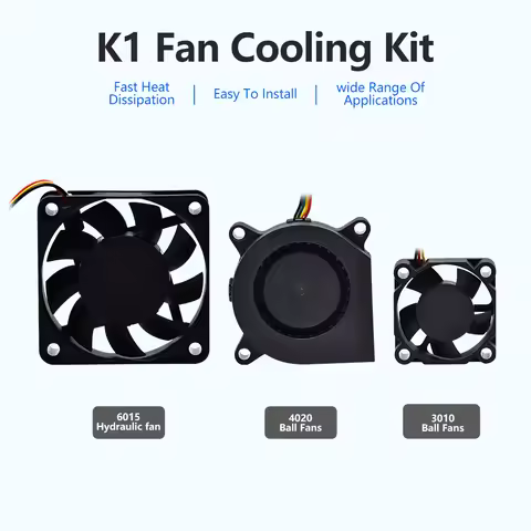 K1/K1 MAX/K1C Original Fan 24V 3010/4020/6015 Fan 4020 Blower Fan 6015 hydraulic fan 3010 Cooling Fa