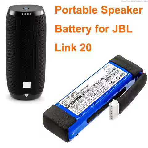 Cameron Sino 3.7V 6000mAh CS-JBL200SL Speaker Battery P763098 01A for JBL Link 20 +TOOL