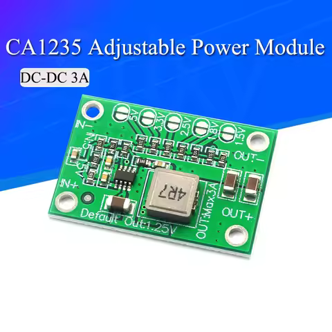 CA1235 Adjustable Power Module CA-1235 Buck Power Module 1.25V 1.5 1.8 2.5 3.3 5V Output 5-16V 3A In