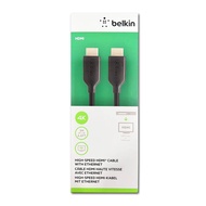[Belkin] Belkin UltraHD 4K High Speed HDMI Cable (2M) (F3Y021BT2M) 1080p Tv
