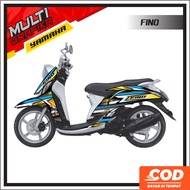 FINO 125 Motorcycle Striping Decal Motif Variant C Multi Sticker