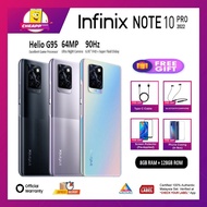 (MYSET) INFINIX Note 10 PRO 2020 (8GB+128GB) Helio G95 l 64MP Ultra Night Camera l 90Hz With 1 Year Warranty By Infinix