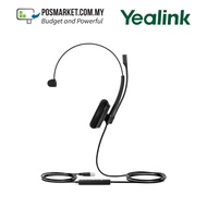 YealinkUH34LiteMonoMicrosoftTeamsUSBWiredHeadsetFoamyCushion(Yealink UH34 Lite Mono Headset USB Berw