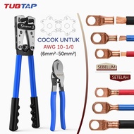TUBTAP Crimping Tool YQK AWG 10-1/0 - For Copper Lug 6mm2-50mm2