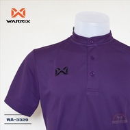 WARRIX เสื้อโปโล คอจีน WA-3329 สีม่วง VV วาริกซ์ วอริกซ์ ของแท้ 100%