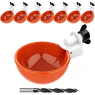 8 unit Cawan Penyiram Air Ayam Automatik Besar |   Pengairi Air Ayam Sesuai untuk Anak Ayam, Itik, A