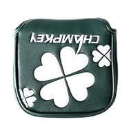 Odyssey 2 Ball Tailor Made Spider Putter Cover for Mallet Clover White Green Square Headcover Putter Cover