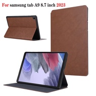 casing samsung tab A9 8.7 inch 2023 PU Leather Stand Flip Cover galaxy tab A9 Case
