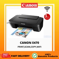 CANON PIXMA E470 WIFI ALL IN ONE COLOR INKJET PRINTER