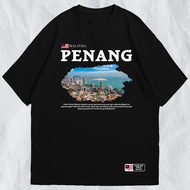 Premium Quality Malaysian Penang T-shirt - Penang Malaysia City Shirt Premium Quality Souvenir - Dis