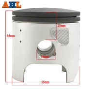 AHL Bore Size STD +25 +50 +100 66mm 66.25mm 66.5mm 67mm Piston & Piston Ring Kit For KAWASAKI KDX200