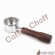 Portafilter Naked Bottomless basket 51mm Delonghi 51 mm EC680 EC685 Porta Filter 51 mm Wooden Handle