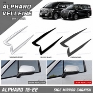 dac toyota alphard vellfire anh30 car side mirror frame garnish accessories agh30 ah30