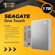 Seagate One Touch 1TB HDD / External Hard Drive 1TB USB3.2 External Hard Drive