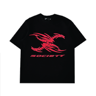 Society | Prosperity Dragon Tee Black