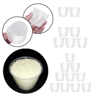Jhaoyu 2/5/10 Pack Rice Measuring Cups Clear Plastic Kitchen Rice Cooker Replacement Cups Kitchen Su