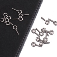 ⭐In Stock ⭐ 200pcs mini eye needle hook screw thread hook DIY jewelry accessories 8x4mm