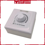 WIN 0-10V Light Dimmer Adjustable Brightness Controller Rotary Knob Dimmer Switch