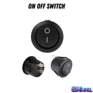 ON OFF POWER SWITCH 1pc Round Rocket Switch Spotlight Headlamp Wiring Cable Audio Spotlight Suis Mot